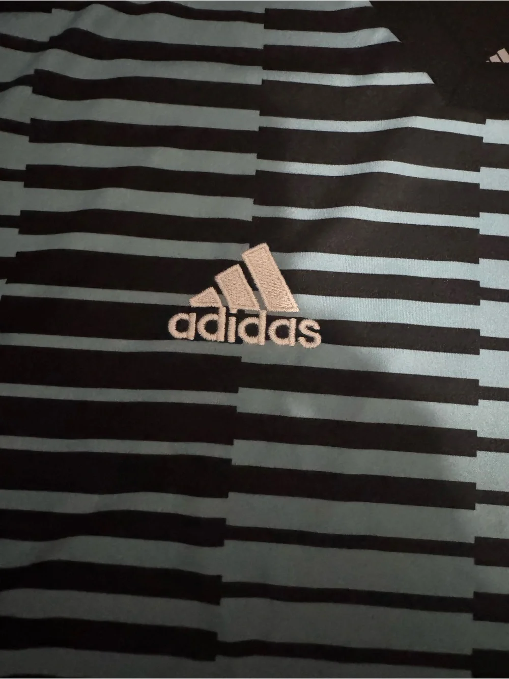 adidas Men's Argentina Blue and Black Soccer Jersey